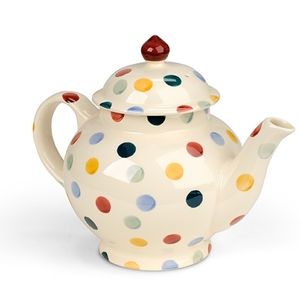 EMMA BRIDGEWATER POTTERY Polka Dot 4 Cup Teapot